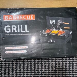Portable Black Barbecue Grill